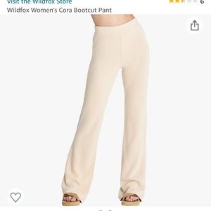 Wildfox Cora Bootcut Pant in Wheat Brand New - Size medium